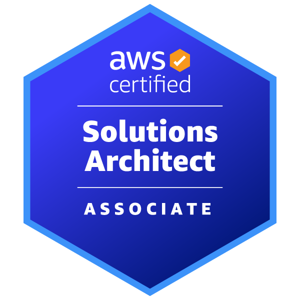 Badge AWS Solutions Architect Associate